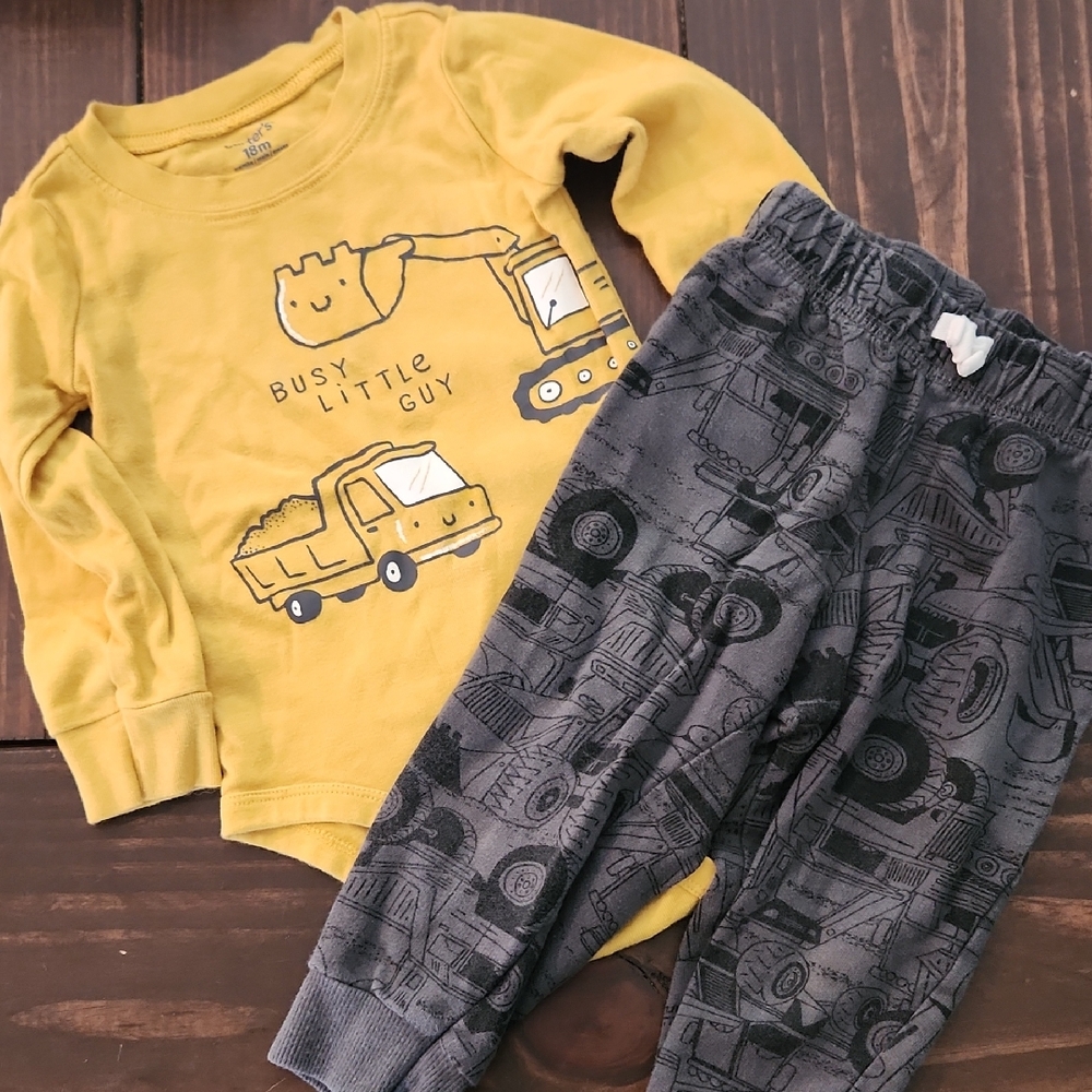 Carter's Yellow Graphic Onesie